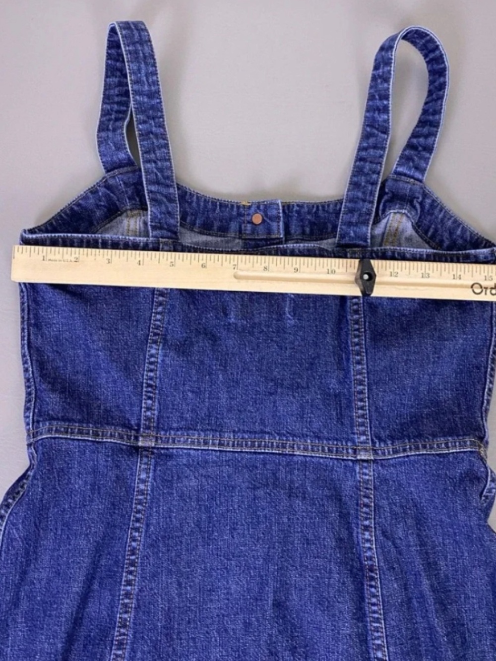 Madewell button down denim midi dress - Picture 7 of 11